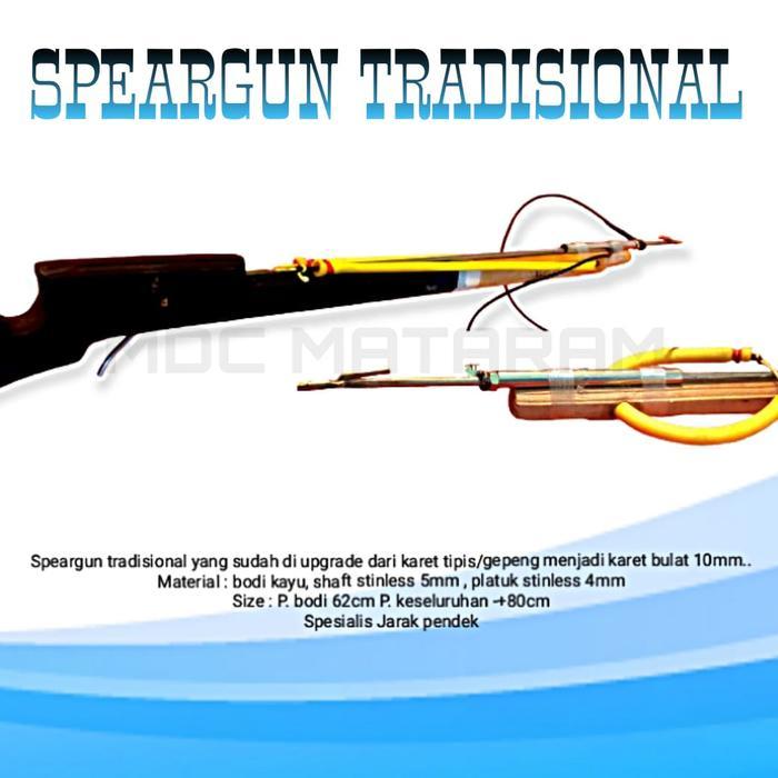 Panah ikan kayu 80cm dan 120 cm