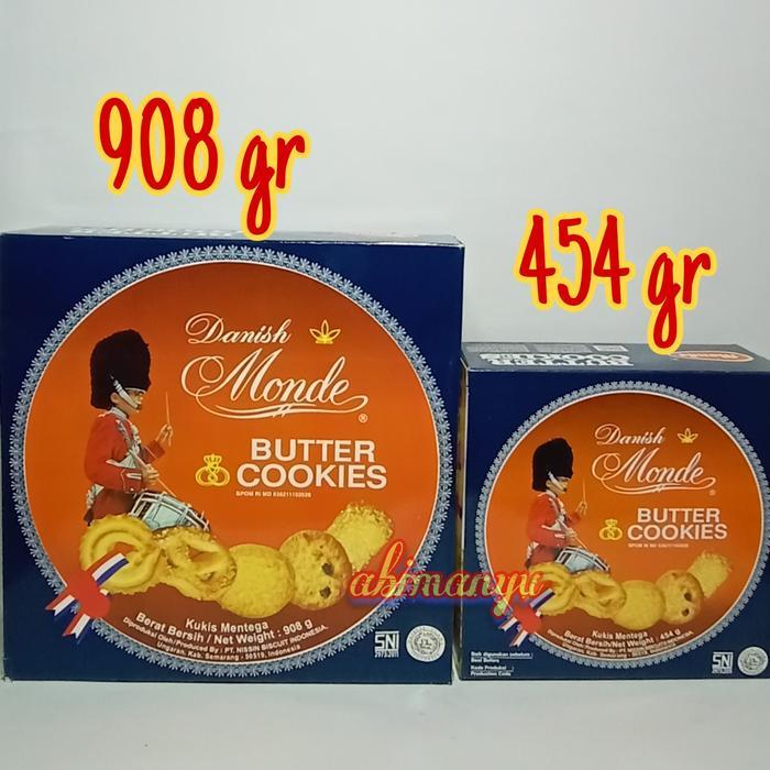 DANISH MONDE BUTTER COOKIES KALENG