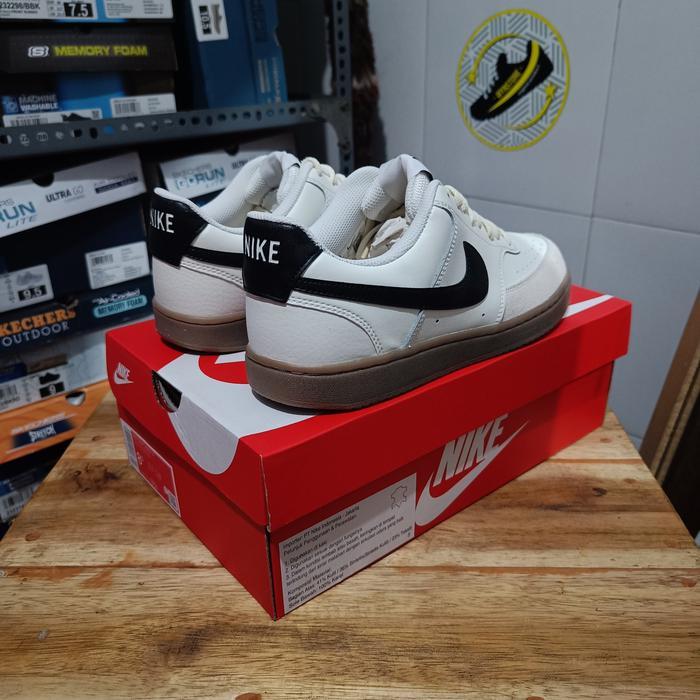 Nike Court Vision Low Off White / Black Gum