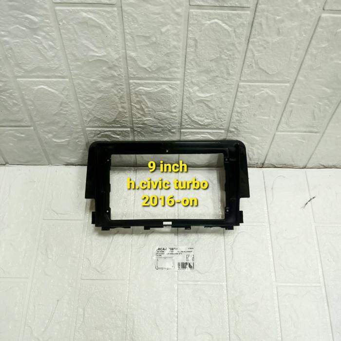 frame head unit android 9inch honda civic turbo 2016-on
