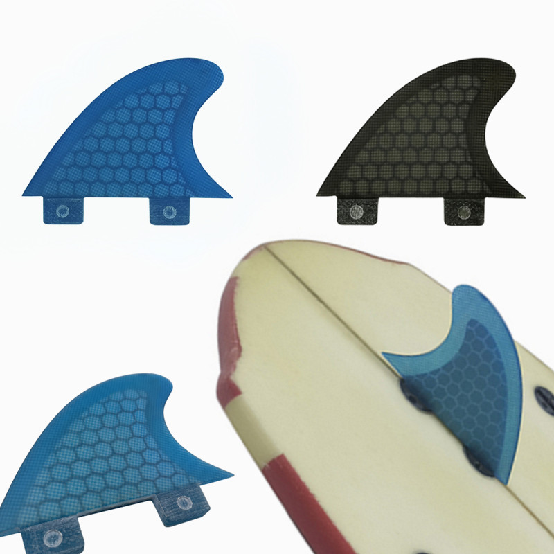 1pc Small Fin UPSURF FCS Fin Surfboard Centre Fin High Fiberglass Honeycomb Core Surf Fin Surfing