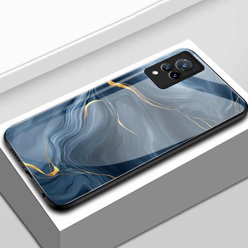 Casing Hp Untuk VIVO V21 5G V21s 5G V21 4G V21E 4G Y73 Case Casing pola emas Kasing HP Kesing keras 