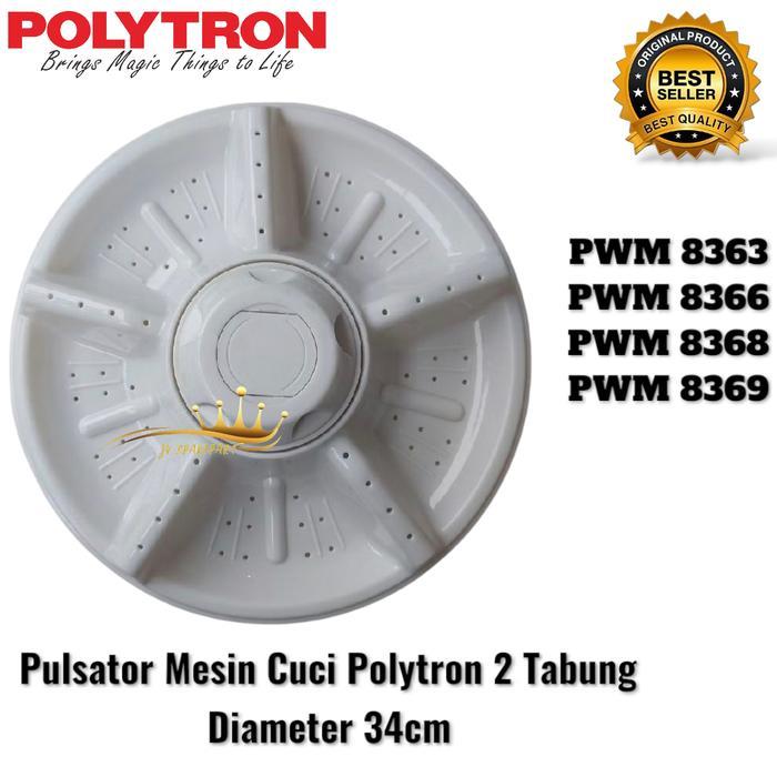 Pulsator POLYTRON 8 KG PWM 8363 8366 8368 8369 Pulsator Mesin Cuci Polytron 2 Tabung