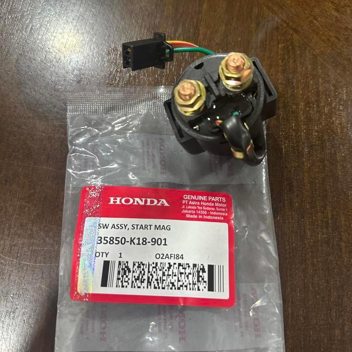 K18 BENDIK STATER SWITCH STARTER RELAY MOTOR CB150 TIGER MEGAPRO VERZA