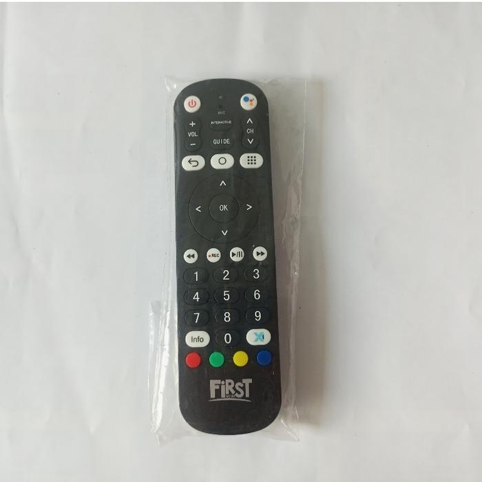 Remote X1 First Media Original, Remot Bluetooth Voice Stb Dijamin Bisa Voice 100 Persen Pcb Hitam