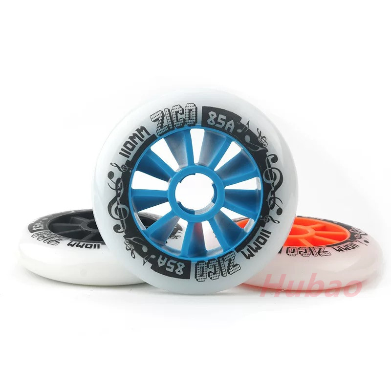 6/8 Pcs Inline Skate Wheels 90/100/110/125mm Speed Skates Wheel Professional Road Roller Skate