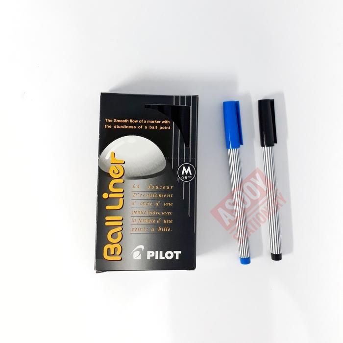 LIMITED EDITION Pulpen Pilot Balliner Biru Hitam Stationery
