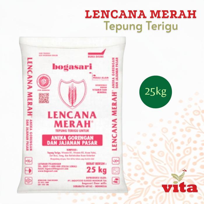 Lencana Merah Tepung Terigu 25 kg