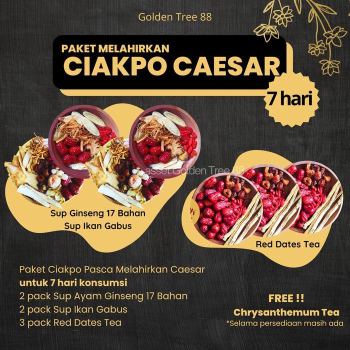 PAKET CIAKPO MELAHIRKAN CAESAR RECOVERY PASCA MELAHIRKAN RESEP WARISAN