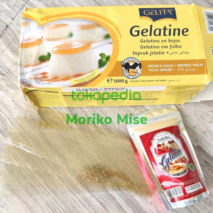 gelatin lembaran halal gelita / gelita gelatin halal / gelatin sheet