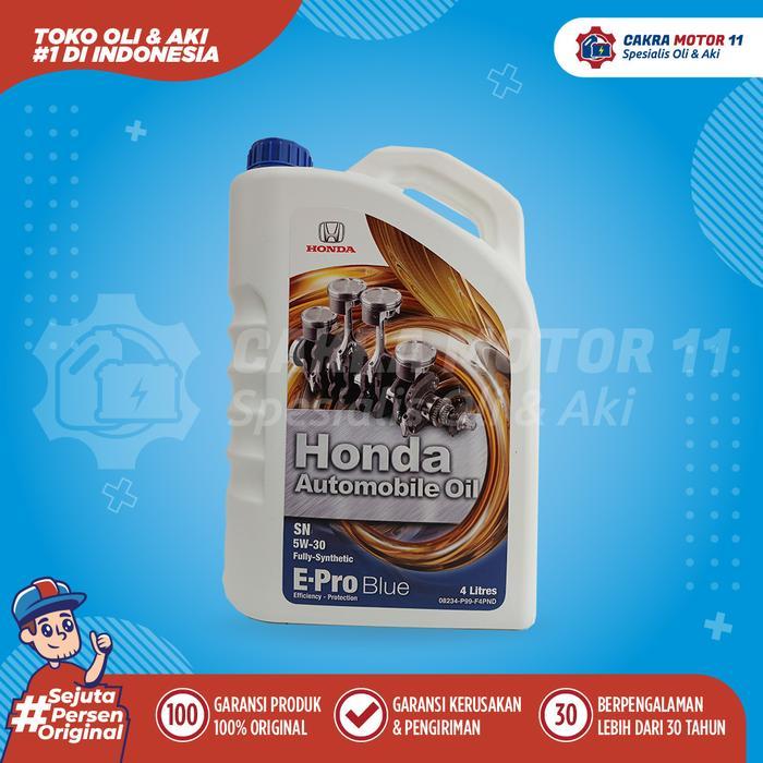 NEW PRODUK HONDA E-PRO BLUE 5W30 4LT THANKYOU & HAPPY SHOPPING :)