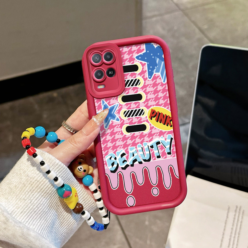 Casing Hp untuk OPPO A54 Case Casing pola Hari baru Silikon Cesing Softcase Kasing HP mewah Aksesori