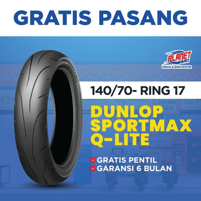 Ban Motor Ring 17 - 140/70 Dunlop Sportmax Q-Lite (Ban Motor BELAKANG Xabre, New CBR150, CB150R,