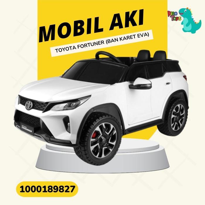 Mobil Aki TOYOTA FORTUNER LEGENDER PMB M7588 B OFFICAL LICENSED BAN KARET EVA DINO TOYS UNGARAN