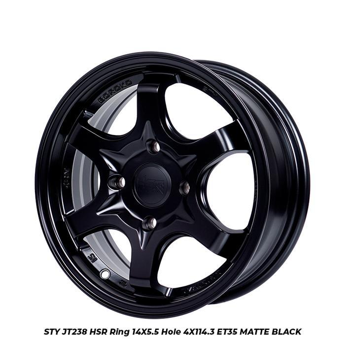 [Promo Super Sale] Velg Mobil Hsr wheel Ring 14 H4x114,3 1set 4pcs Ukuran Standar Velg Mobil Avanza 