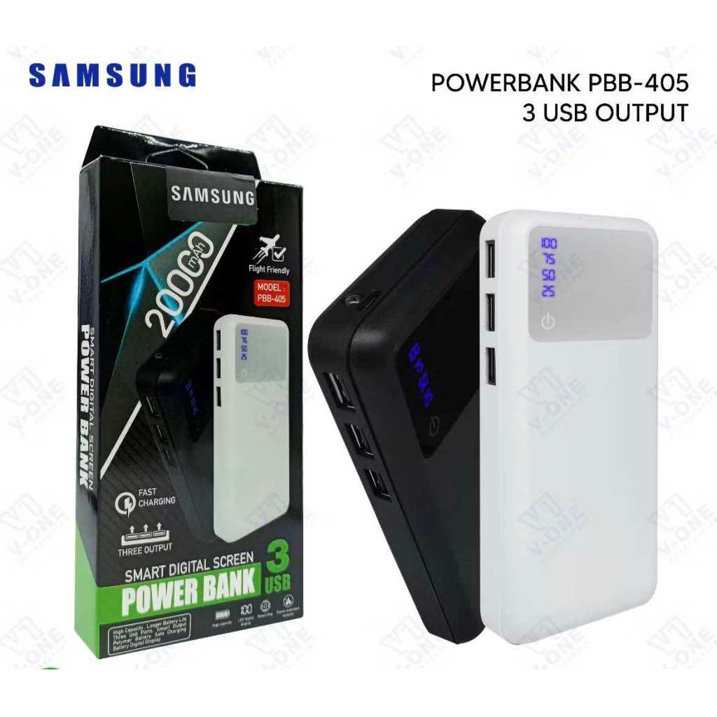 Pb Powerbank Power Bank Samsung Murah Kapasitas 20000 Mah Pbb 405