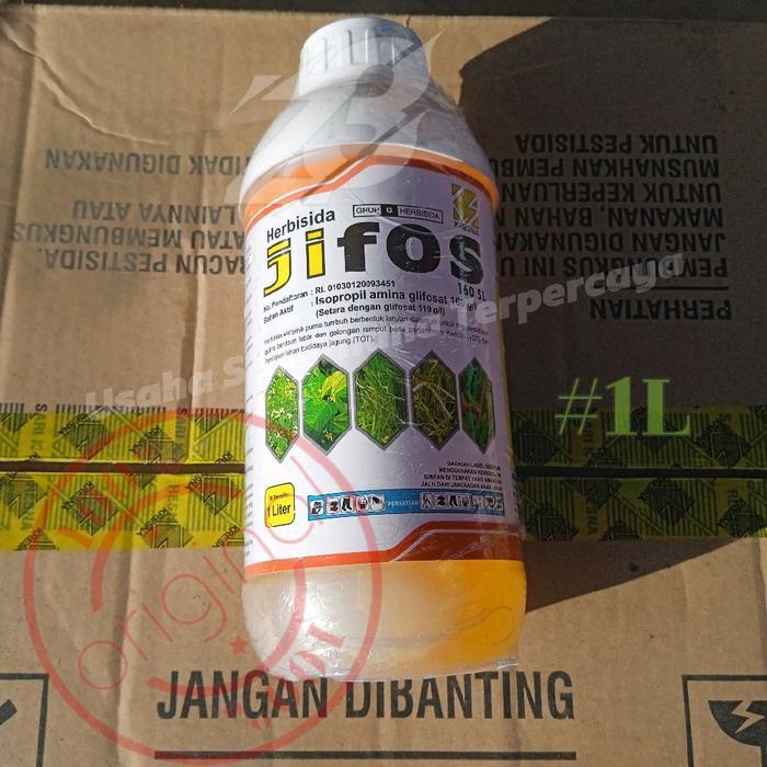 JIFOS 160 SL Herbisida Sistemik 1 Liter Isopropil Amina Glifosat 160g/l Basmi Rumput Alang-Alang