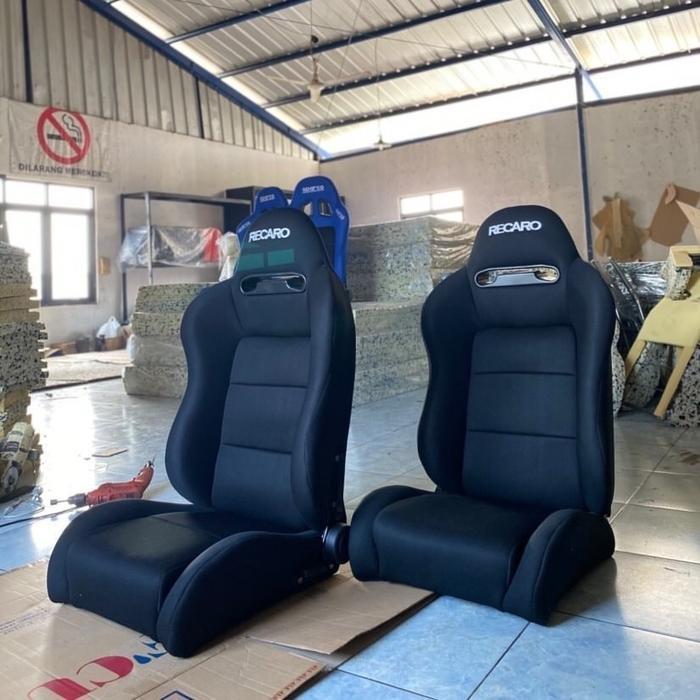 Jok mobil racing recaro sr4 hitam/jok mobil universal