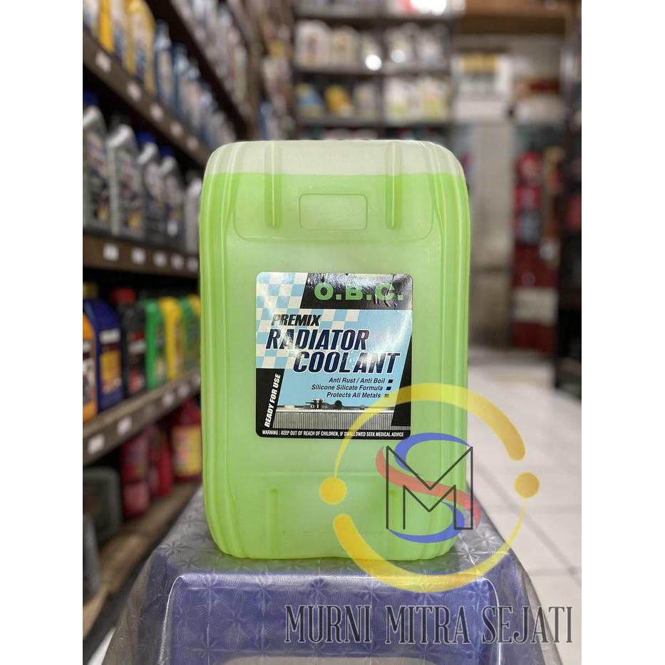 OBC CAIRAN AIR RADIATOR COOLANT O.B.C MERAH & HIJAU PAIL JERIGEN 20 L