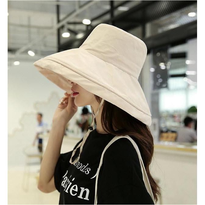 Topi Pantai Lebar / Topi Lebar Besar Polos / Topi Wanita Topi Kepala