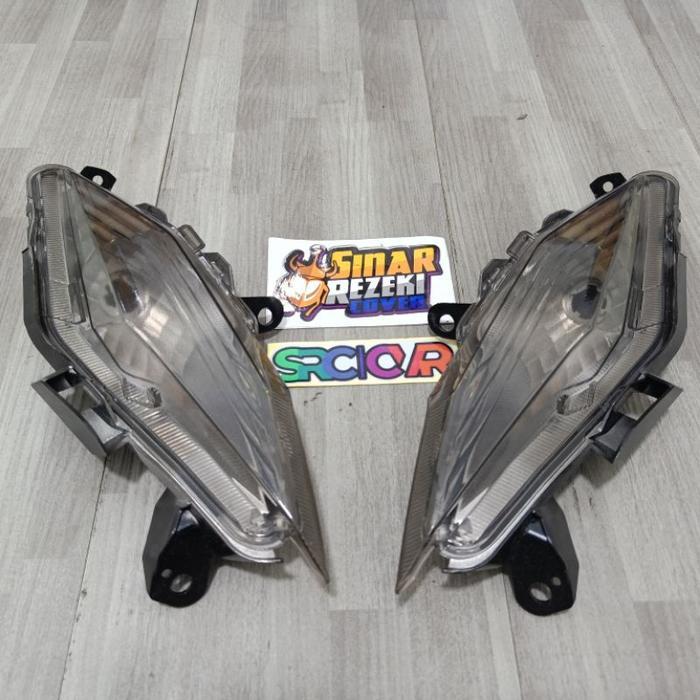 WIN Lampu Sen Depan Beat Deluxe 2020 2024 Smoke