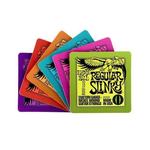 Ernie Ball Ernie Ball Slinky Coasters 6 Pack Sl