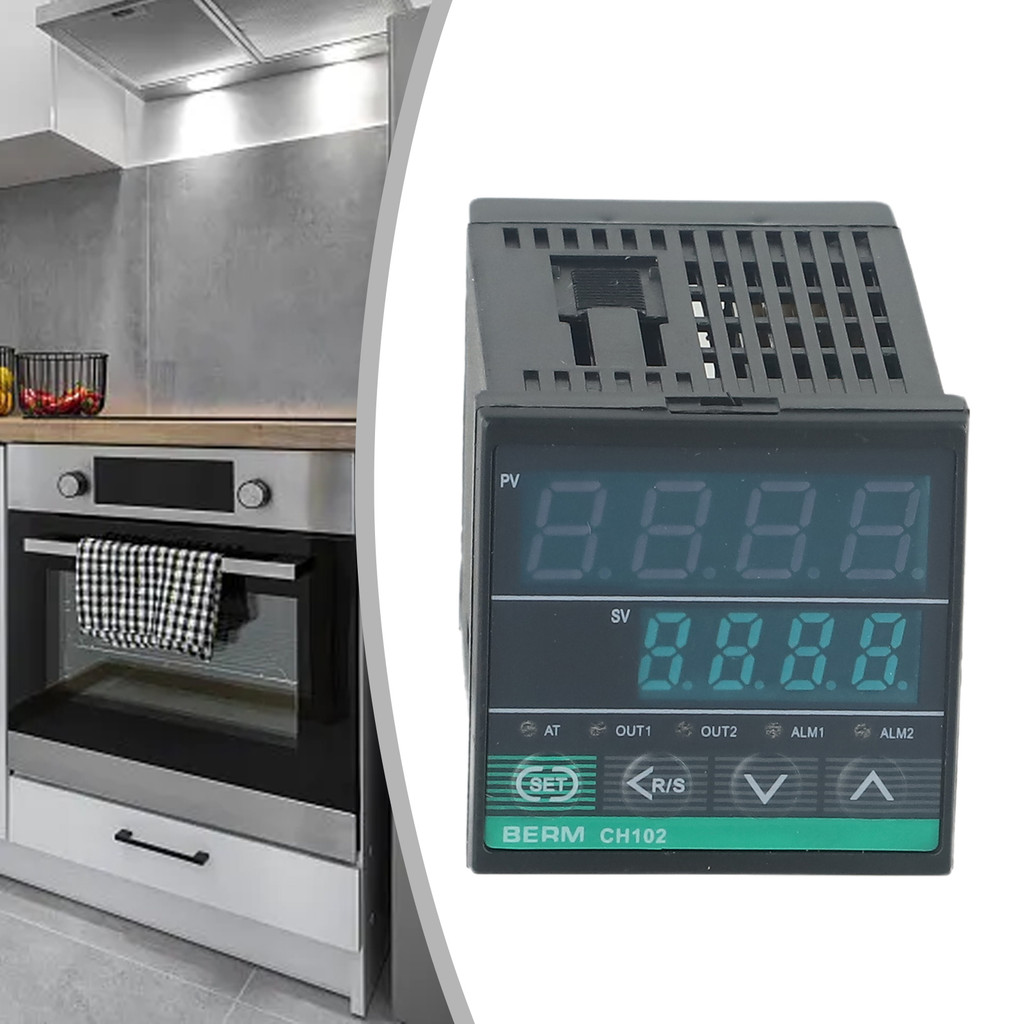 Ch102 Intelligent Thermostat, Relay/Suitable For Solid-State Relays, Dual Outputs, Dual Alarms, Pid