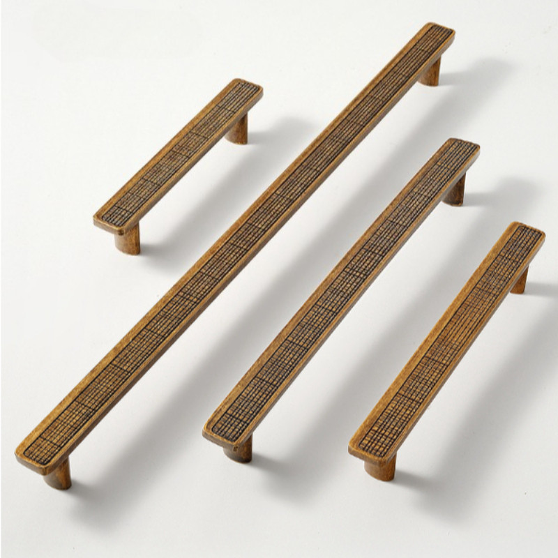 New Chinese Style Handles for Furniture Antique Bronze Bedroom Wardrobe Dresser Drawer Handles