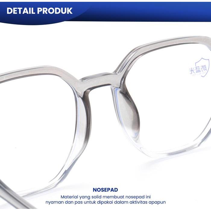 Kacamata Hitam Sunglasses Clip On Anti Uv400 Bulat Pria Wanita - Iooi 82103 #Gratisongkir