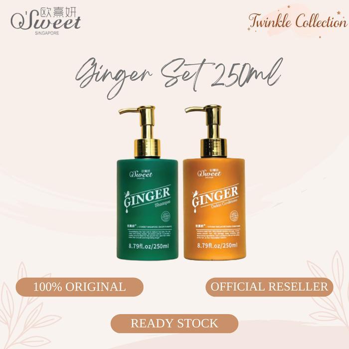 O'Sweet Singapore Ginger Shampoo & Daikin Conditioner ukuran 250ml