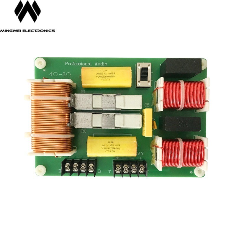 MW Audio Professional 3 Way Speaker Crossover 2 Highs 1 Low for KTV Stage Karaoke Box