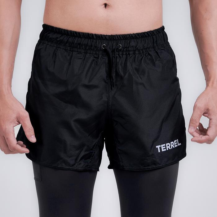 Terrel Sportswear Compression Short Active Black Terrel Sportswear Celana Training Pendek Pria