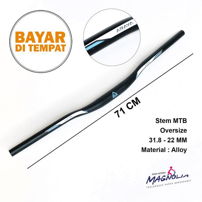 Stang Stir Handlebar Sepeda MTB Gunung Oversize Alloy Merek Araya