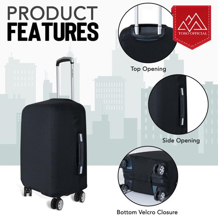 SARUNG PELINDUNG KOPER ELASTIS LUGGAGE COVER BAG SARUNG KOPER TAS *