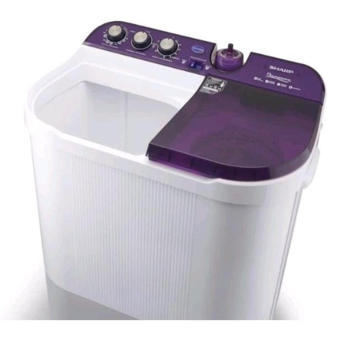Mesin Cuci Sharp 2 Tub ES-T1090 Aquamagic Mesin Cuci 10 Kg Sharp EST1090