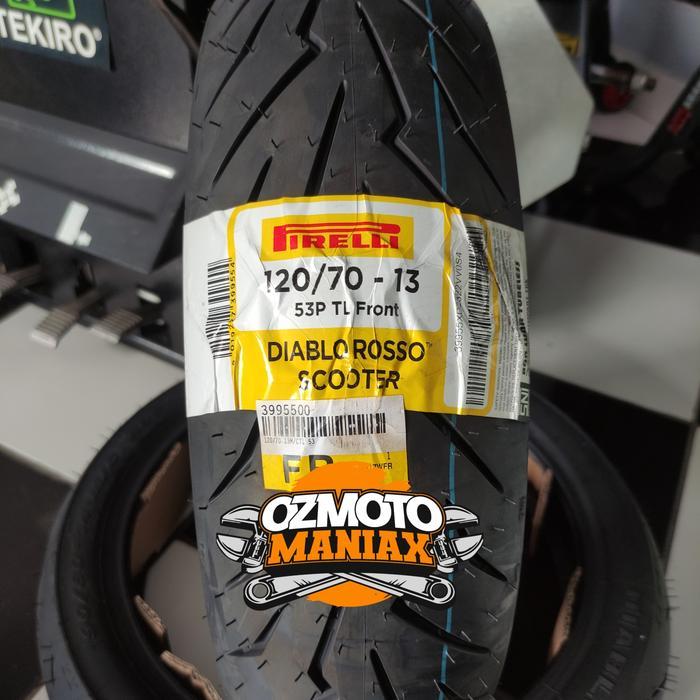 Ban Pirelli Diablo Rosso Scooter 120/70-13 (Ban Depan Nmax)