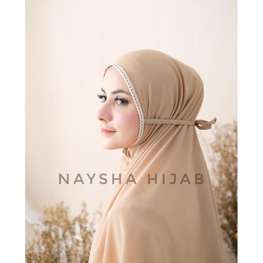 Jilbab Instan/Bergo Maryam Jumbo Renda Dunia Hijab *