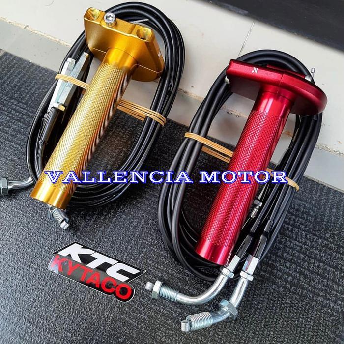 Gas Spontan Ktc Kytaco 2 Kabel Nmax Aerox Lexi Dll