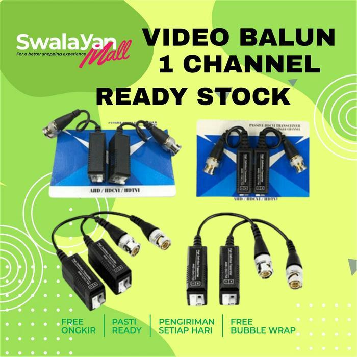 "New" Video Balun Cctv / Video Balun Cctv Original