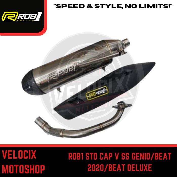 KNALPOT ROB1 STD CAP V SS GENIO/BEAT 2020/BEAT DELUXE