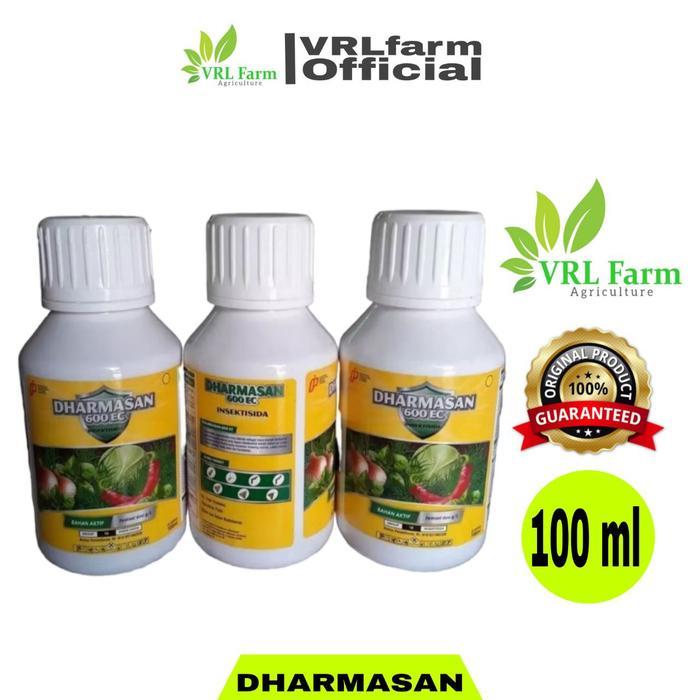 ` Insektisida DHARMASAN // DARMASAN 600EC Isi 100ml Obat Pembasmi Hama ulat semua tanaman