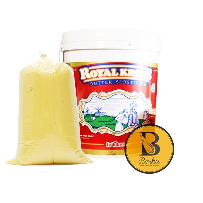 DISKON ROYAL KRONE GOLD BUTTER 1 KG [REPACK] TIN MENTEGA