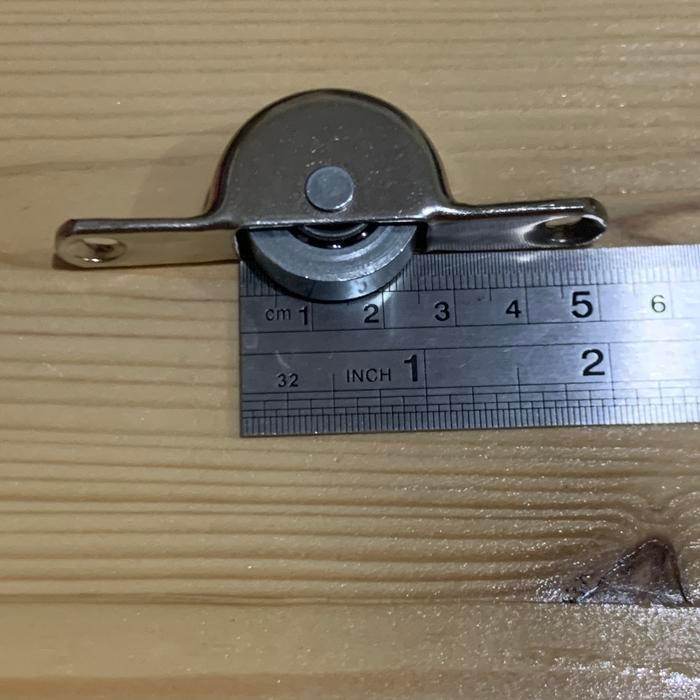 Promo Roda Ulih Roda Gitsai Roda Etalase 1Inch Rata / Coak