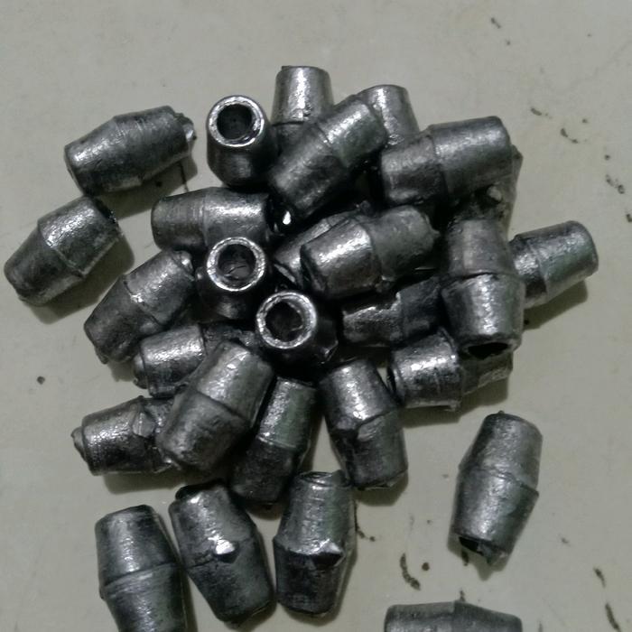 Timah Jaring Ikan Pancing Isi 100Pcs Pemberat Jaring Timah Jaring Ikan -Gratisongkir
