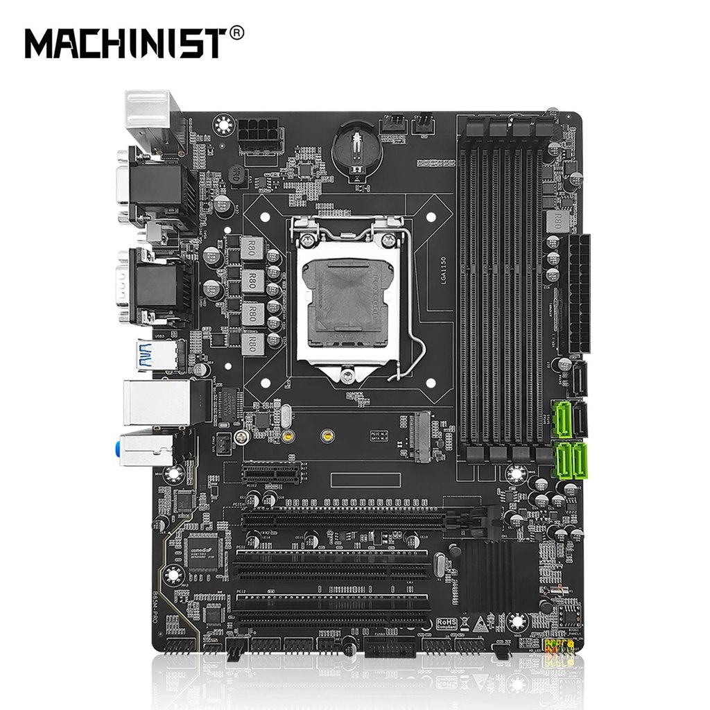 . Machinist B85M Pro Motherboard For Lga 1150 Intel Core I3 I5 I7 Cpu -