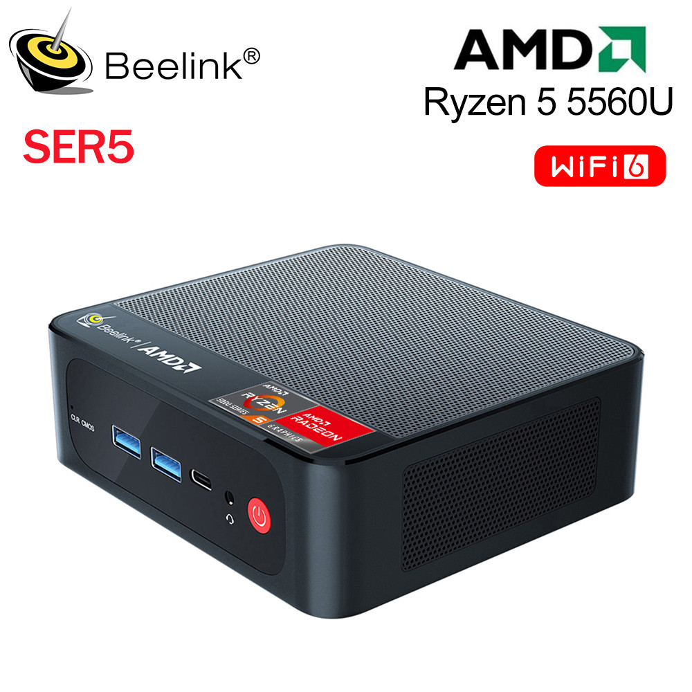 . 2023 Beelink Ryzen 7 5800H Ser5 Max Pro Mini Pc Amd Ddr4 16Gb Ram -