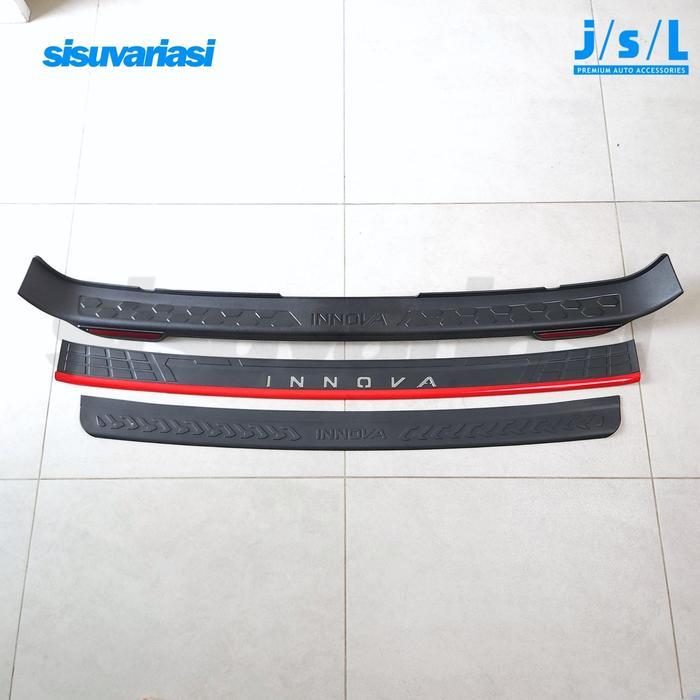 Sillplate Belakang Innova Reborn JSL Rear Scuff Plate Aksesoris Mobil