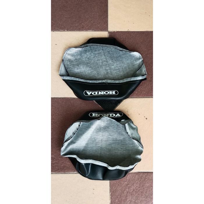 KULIT COVER JOK PISAH DEPAN BELAKANG HITAM HONDA PISPOT 70 HONDA C70 ULUNG HONDA C700 DLL