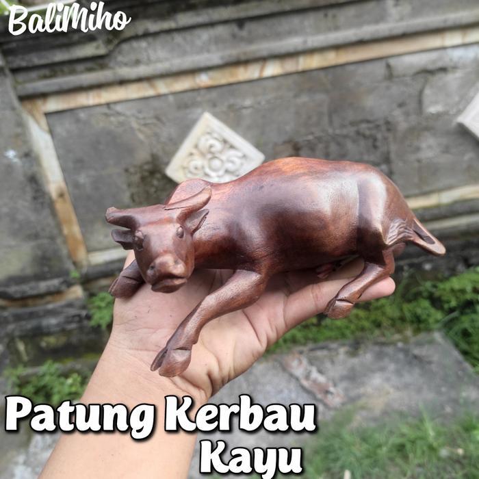 PATUNG KERBAU KAYU/PATUNG SAPI KAYU/PATUNG SAPI/PATUNG KERBAU/DEKORASI