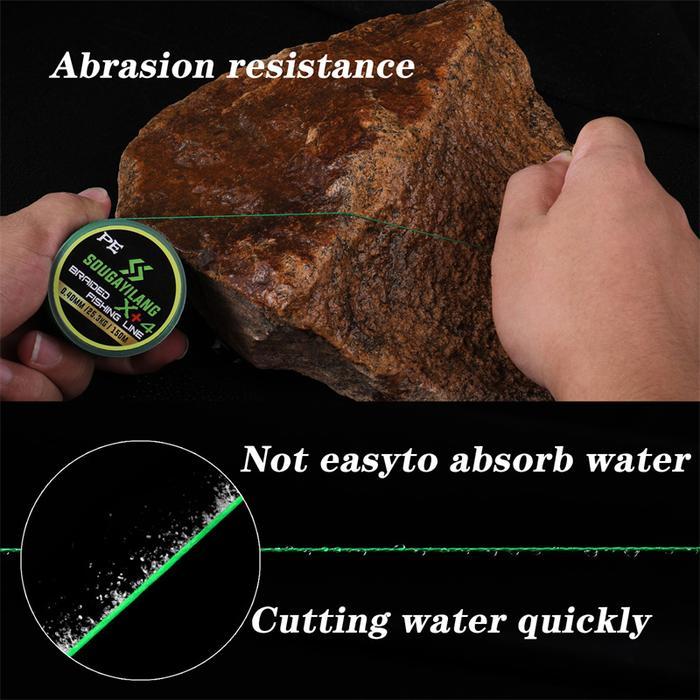 READY Sougayilang 150M PE Senar pancing 0.1mm-0.4mm 5.6Kg-25.3Kg 12.3-55.8lb Kuat Lompat Senar